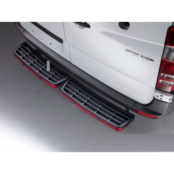 Rhino AccessStep - Twin Black - With After Market Reversing Sensors - Fiat Scudo 2022 On - SS225BR